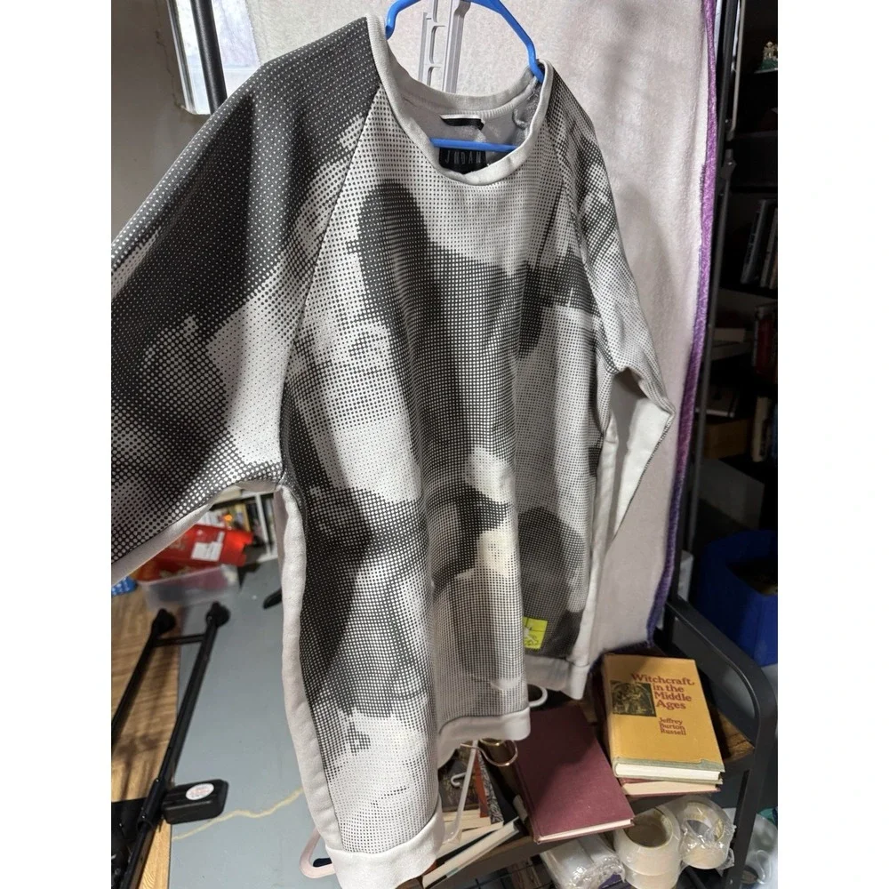 Air‎ Jordan Gray Sweatshirt 1X Jordan and Coach Photo Green Logo
